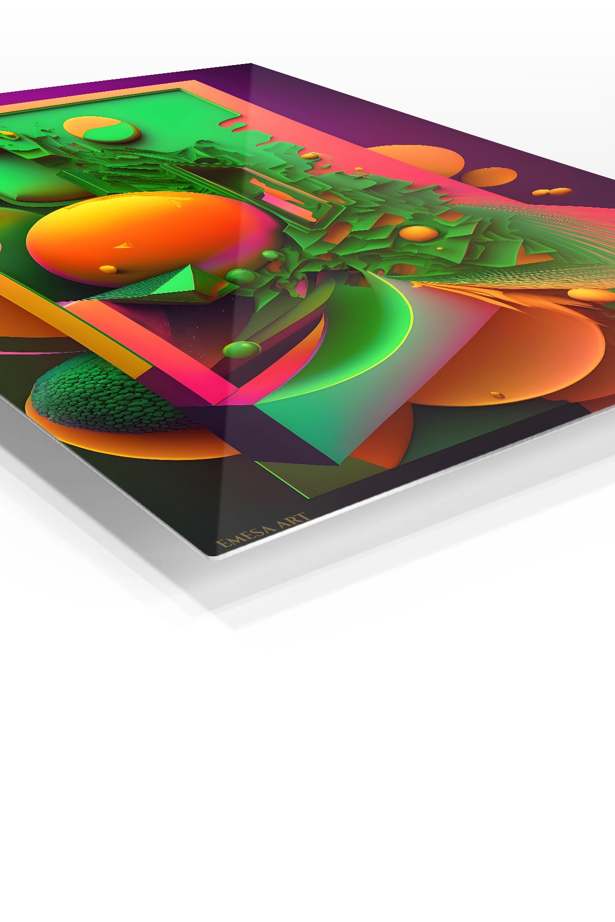 Vibrant Cosmic Flow wall art