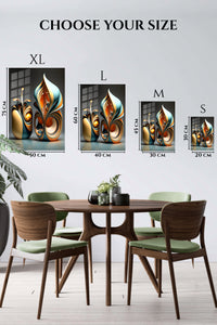 Sage Peach Circular wall art