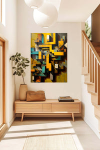 Neutral Sculptural Swirl wall art
