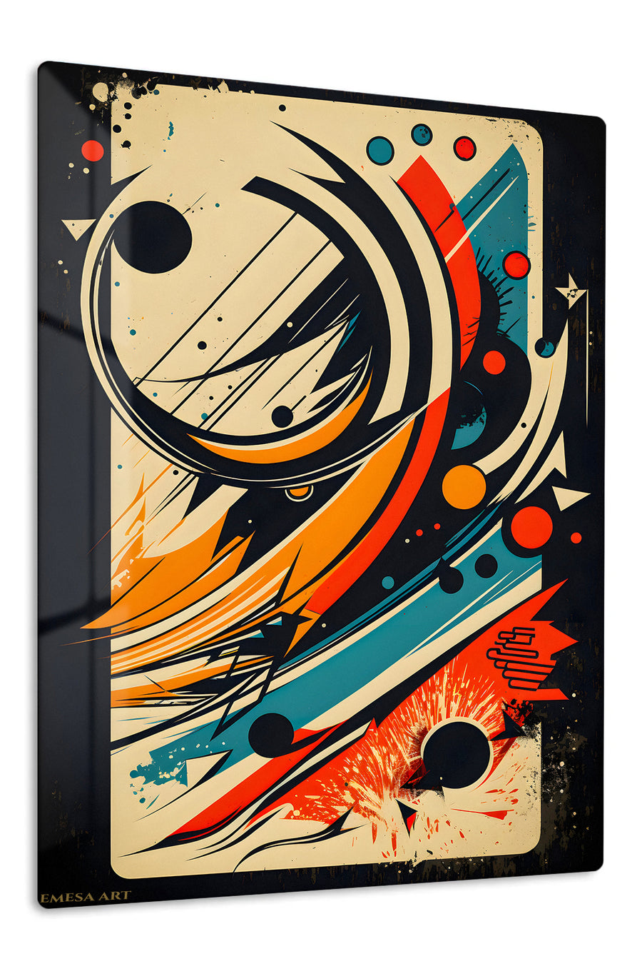 Colorful Retro Frame wall art