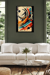 Colorful Retro Frame wall art