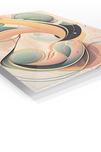Golden Sculptural Duo wall art