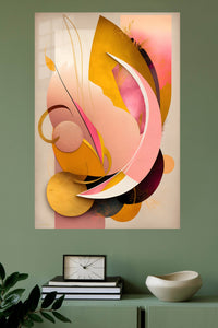 Colorful Sculptural Balance wall art