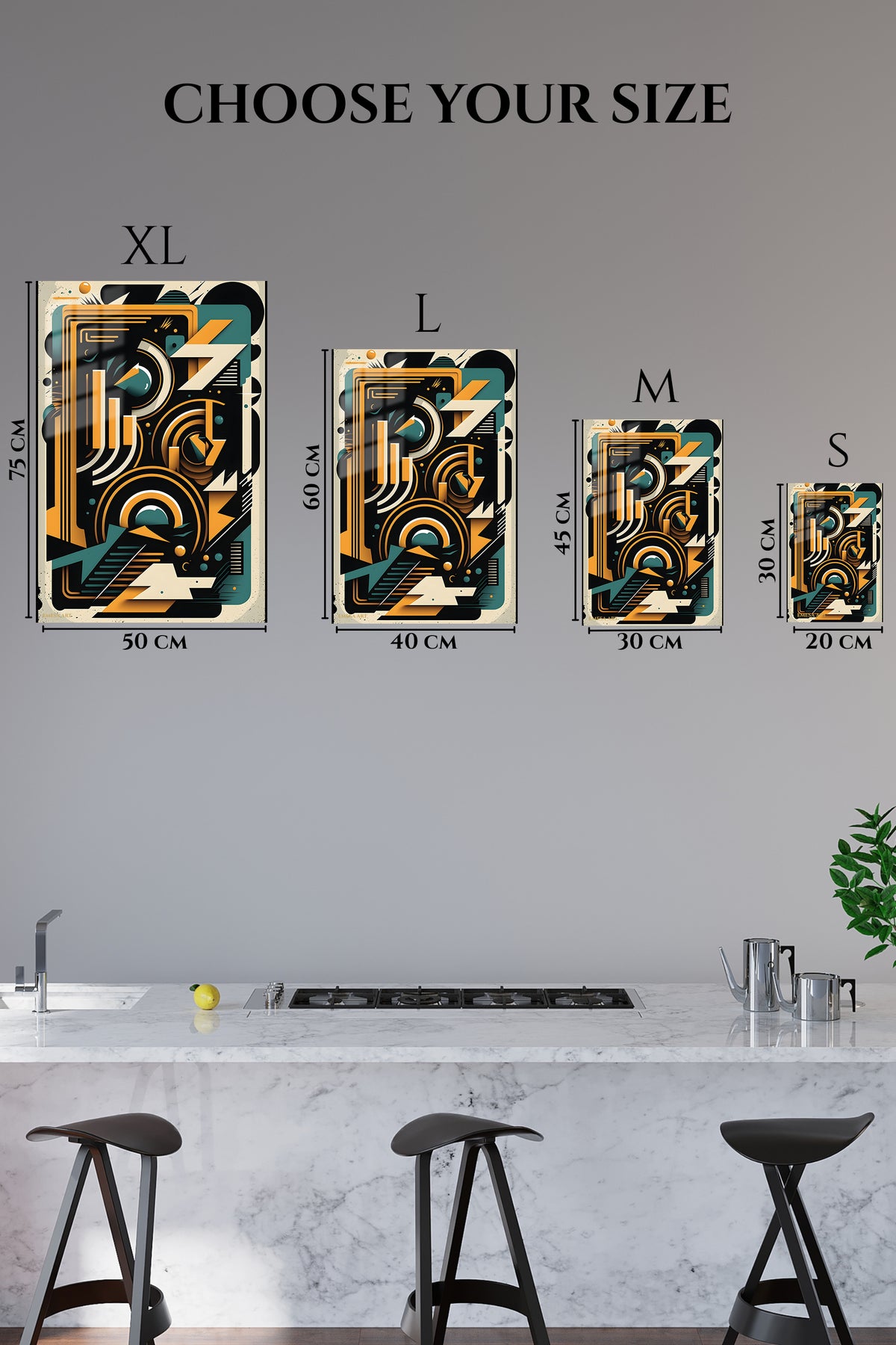 Soft Beige Organic Swirl wall art