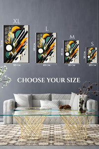 EMESA metal wall art size comparison guide