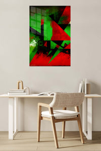 Monochrome Orbital Depth metal wall art displayed in a contemporary living space