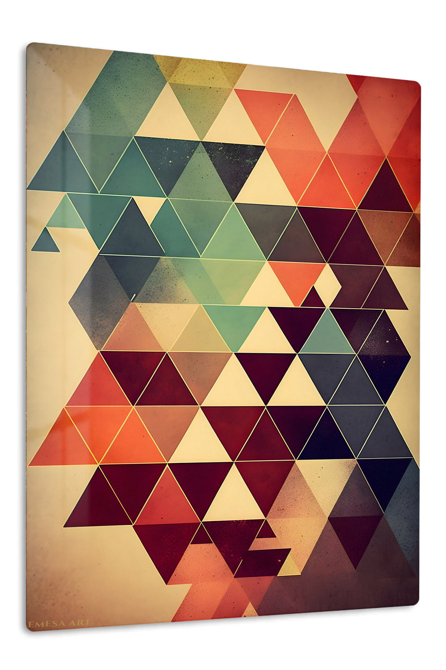 Fragments of the Mountain Passage premium metal wall art – front view