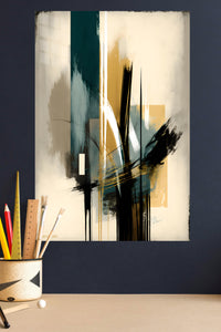 Chromatic Cube Cascade metal wall art displayed in a modern interior