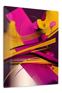 Ember and Tide premium metal wall art – front view