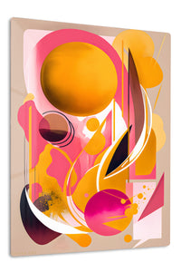 Solar Orbit Fusion premium metal wall art – front view