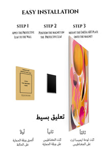 Magnetic mounting installation guide for Solar Orbit Fusion metal wall art