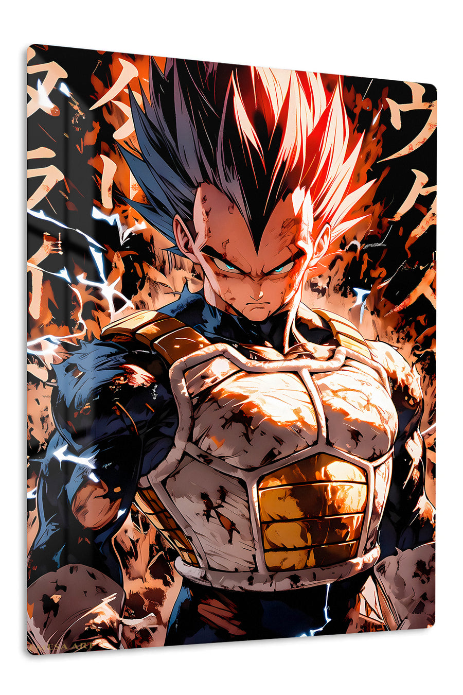 Thunderclad Rival Warrior premium metal wall art Ã¢â‚¬â€œ front view