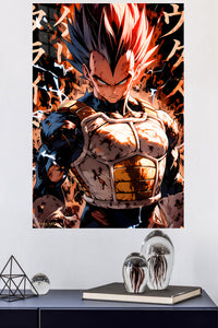 Thunderclad Rival Warrior metal wall art displayed in a modern interior