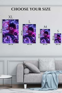 EMESA metal wall art size comparison guide for Thunderfist Shadow Warrior