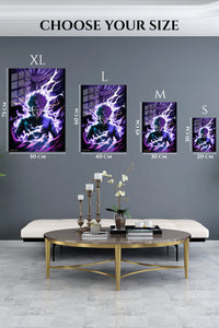 EMESA metal wall art size comparison guide for Solar Eclipse Ninja