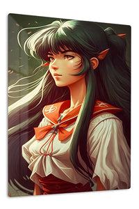 Emerald Energy Hero premium metal wall art Ã¢â‚¬â€œ front view