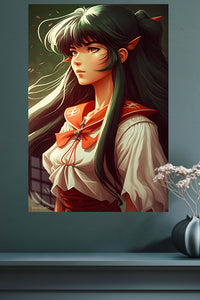 Emerald Energy Hero metal wall art displayed in a modern interior