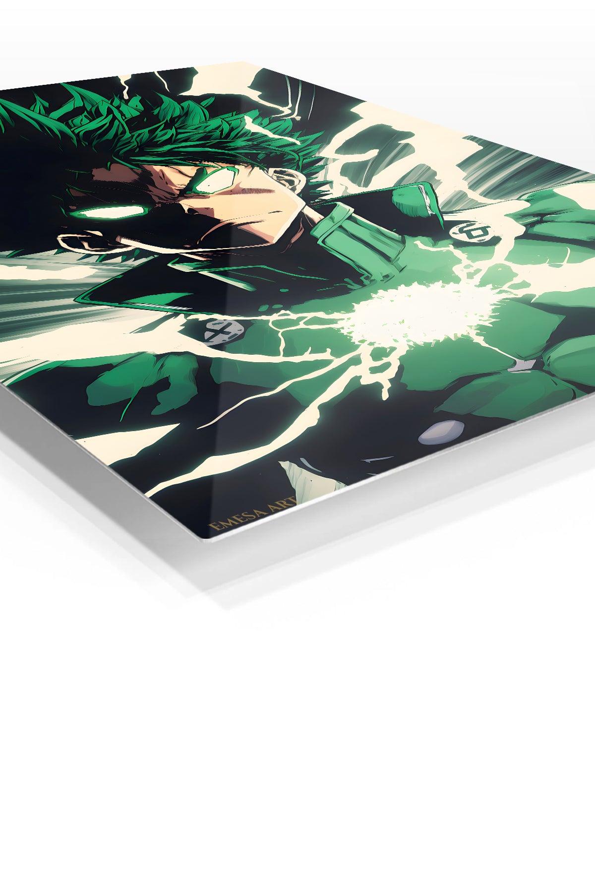 Emberwing Dragon premium metal wall art Ã¢â‚¬â€œ angled view
