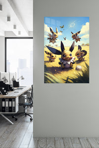 Monochrome Ink Swordsman metal wall art displayed in a contemporary living space