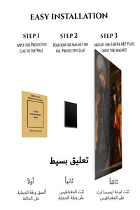 Magnetic mounting installation guide for Amber City Duo metal wall art