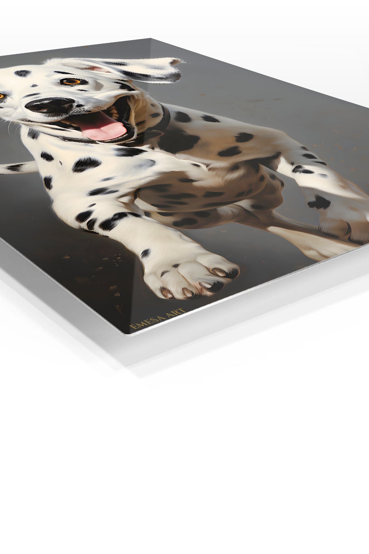 Curious Koala in the Gum Trees premium metal wall art – angled view