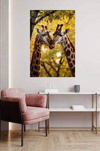Tropical Reef Fish Garden metal wall art displayed in a contemporary living space