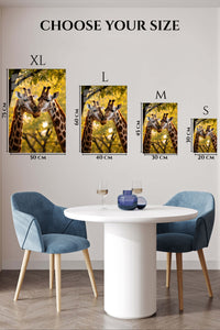 EMESA metal wall art size comparison guide for Tropical Reef Fish Garden