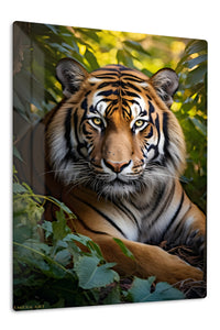 Joyful Dalmatian Leap premium metal wall art – front view