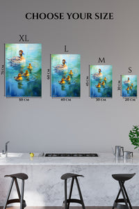 EMESA metal wall art size comparison guide for Bald Eagle Mountain Watch