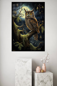 Sunlit Turquoise Kingfisher metal wall art displayed in a modern interior