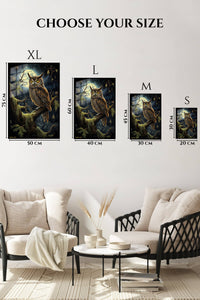 EMESA metal wall art size comparison guide for Sunlit Turquoise Kingfisher