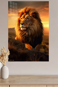 Sunlit Jewel Bird metal wall art displayed in a modern interior