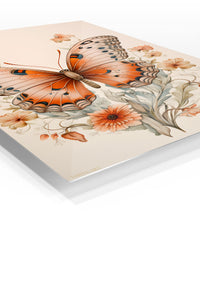 Tortoise in a Sunlit Garden premium metal wall art – angled view