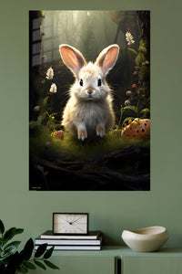 Sunlit Seal by Mountain Lake metal wall art displayed in a modern interior