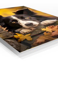 Curious Meerkat Family premium metal wall art – angled view