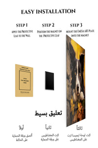 Magnetic mounting installation guide for Curious Meerkat Family metal wall art