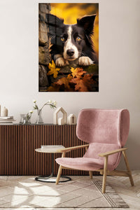 Curious Meerkat Family metal wall art displayed in a contemporary living space