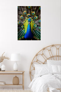 Sunlit Smiling Sloth metal wall art displayed in a contemporary living space