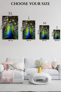 EMESA metal wall art size comparison guide for Sunlit Smiling Sloth