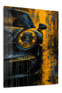 Classic Car Headlight Abstract wall art