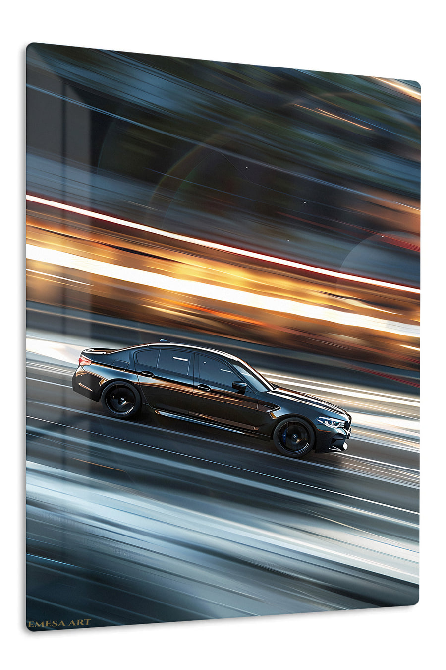 Black Classic Coupe Motion wall art