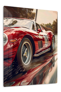 Red Vintage Sports Car wall art