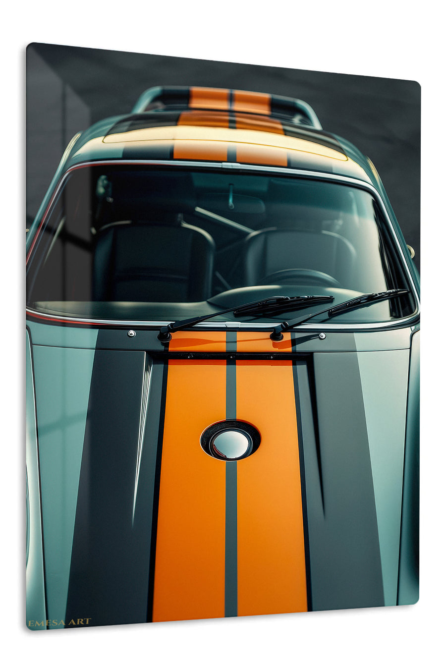 Porsche Racing Stripe Close-Up wall art