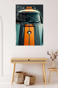 Porsche Racing Stripe Close-Up wall art