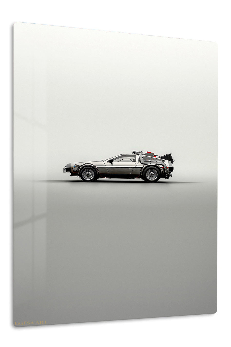 Silver Classic Porsche 911 Minimal wall art