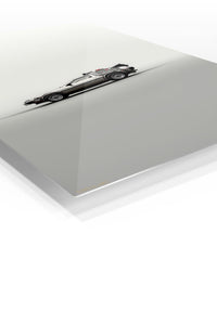 Silver Classic Porsche 911 Minimal wall art