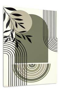 Olive Branch Archways premium metal wall art – front view