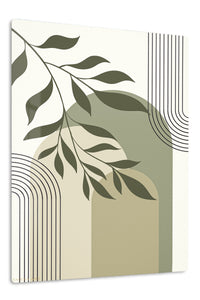 Olive Branch Archways premium metal wall art – front view