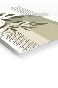 Olive Branch Archways premium metal wall art – angled view