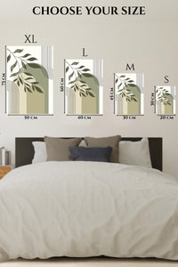 EMESA metal wall art size comparison guide for Olive Branch Archways